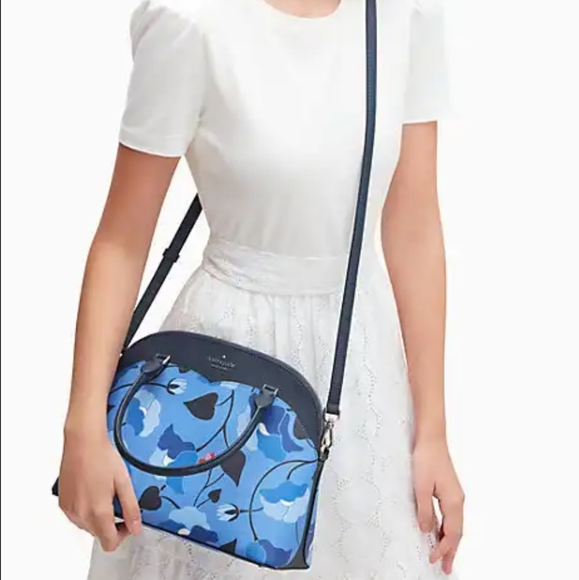 Kate Spade Payton Dome Satchel & Wallet Set in Cornflower Blue - Picture 5 of 11